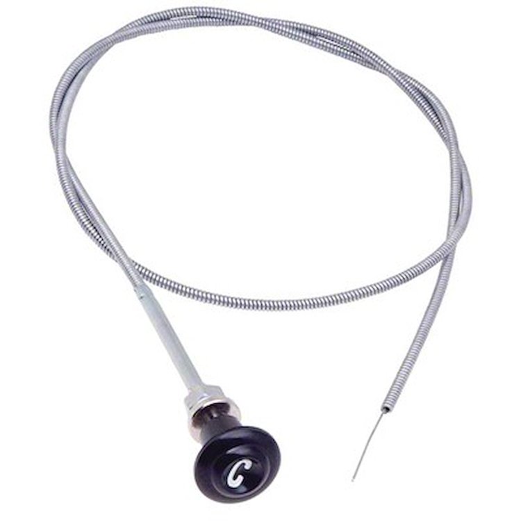 GMK4141523554 With Black Knob Choke Cable for 1947- Long