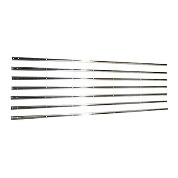 GMK4142731601SS Stainless Steel Bed Strip Kit for 1960-1966 Chevy & GMC Shortbed Stepside Truck