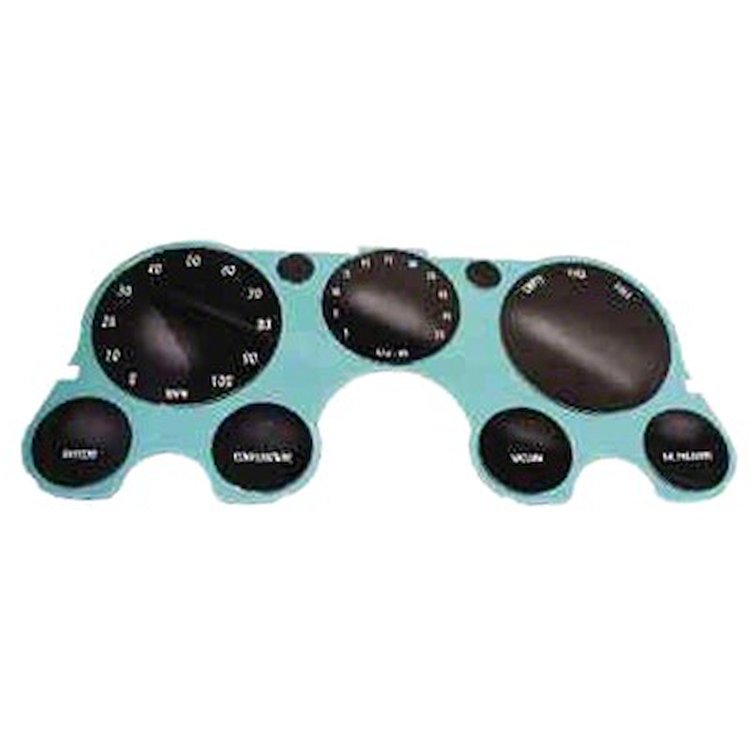 GMK4143523698 With 5-Hole Cluster/Tach/Vacuum Instrument Lens for 1967-1972 Chevrolet