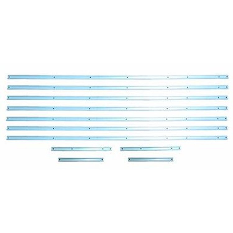 GMK41437316710SSP Polished Stainless Steel Bed Strip Kit for 1967-1972 Chevy & GMC Shortbed Fleetside Truck