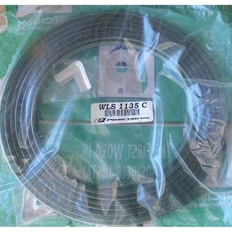 GMK414471573S Black Pvc & Mylar Chrome Rear Window Lock Strip for 1973-1987 Chevrolet & GMC Truck