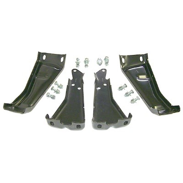 GMK4144807732S Rear Bumper Bracket Set for 1973-1980 Fleetside