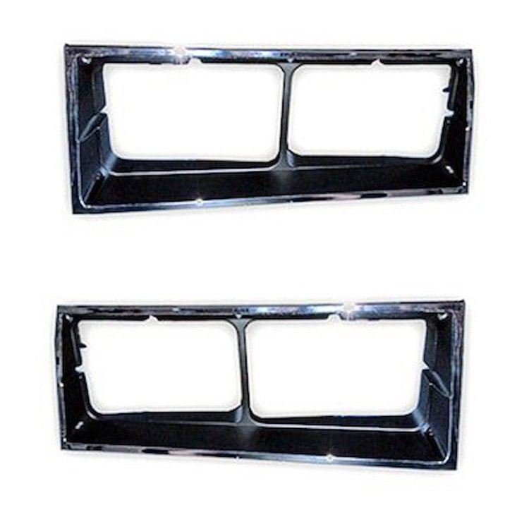 GMK456206084P Left/Driver Side/Right/Passenger Side Pair Headlamp Bezel Set for 1984 Hurst