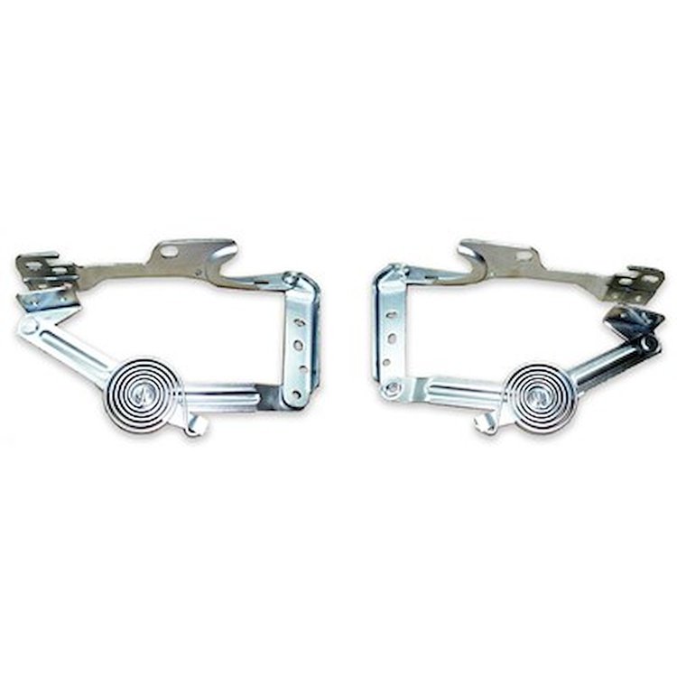 GMK456221081P Left/Driver Side/Right/Passenger Side Pair With Springs Hood Hinges for 1981-1988 Oldsmobile Cutlass