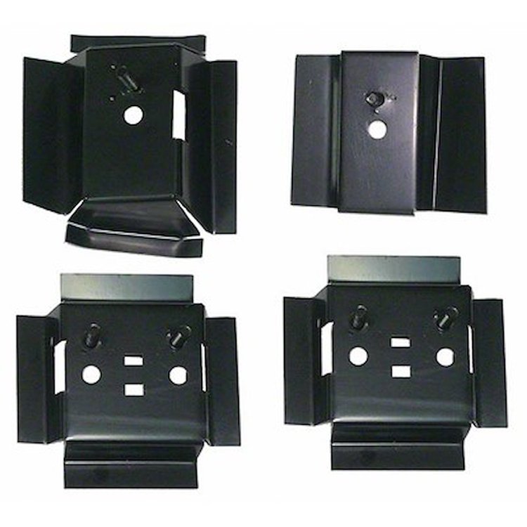 GMK4562507811S For Bench To Bucket Seat Conversion Seat Mounting Bracket Set for 1978-1987 Chevrolet, Oldsmobile, Pontiac Models