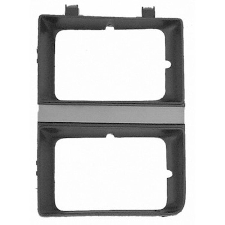 GMK494506083L Left/Driver Side Headlamp Bezel for 1983-1984 GMC Truck With Quad Headlamp