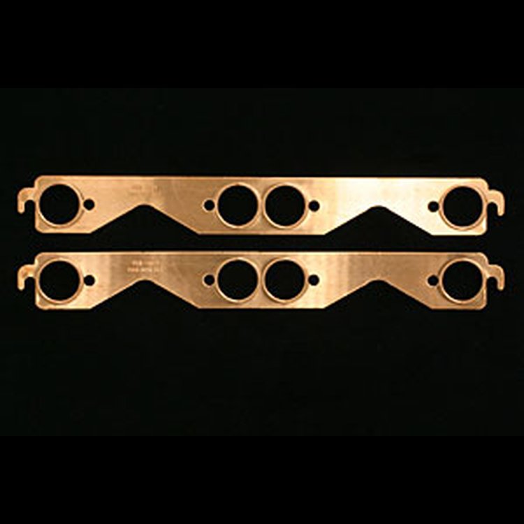 Pro Copper Exhaust Gaskets Small Block Chevy with 1.5" to 1.625" round ports