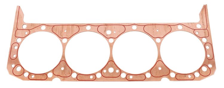 Titan Copper Head Gasket for Chevy Small-Block 283-400 Engines [4.200 x .043]