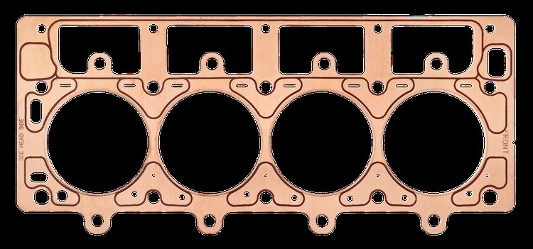 Chevy LS/LSX/LS7X Head Gasket for 4.160 in. Bore, Right Side [0.062 in. Compressed, Titan Copper]