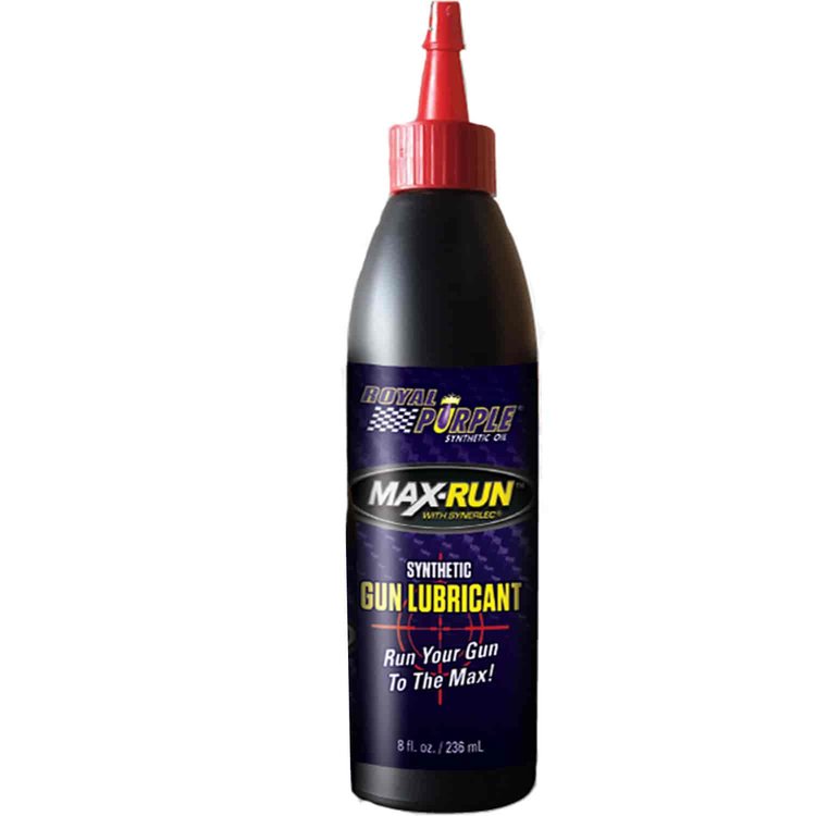 Max-Run Sythetic Gun Lubricant 8 oz. Bottle