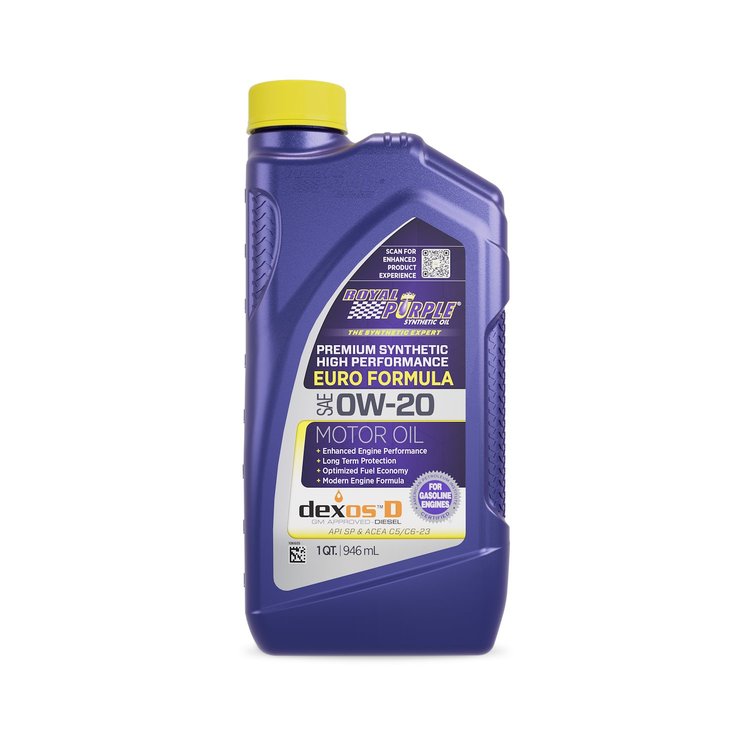 11914 Synthetic Euro Formula Motor Oil [0W-20 Dexos D, 1-Quart Bottle]