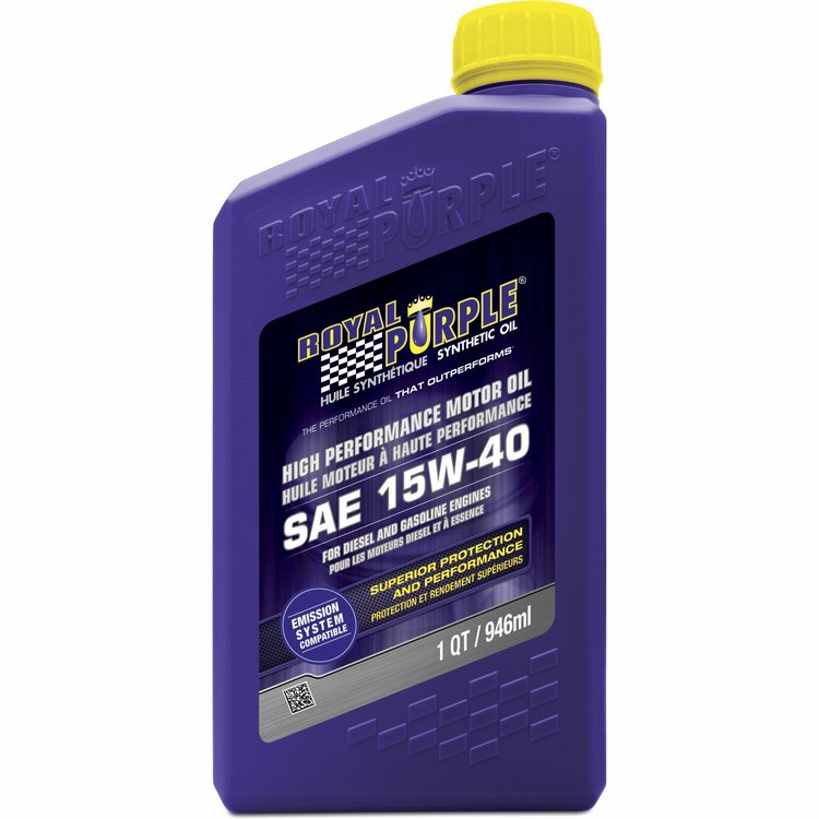 Royal Purple SAE 15W-40 Syn CJ Oil Quart