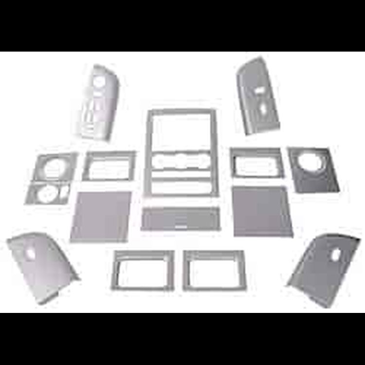 Interior Trim Kit 4X4 SuperCrew Brushed Aluminum