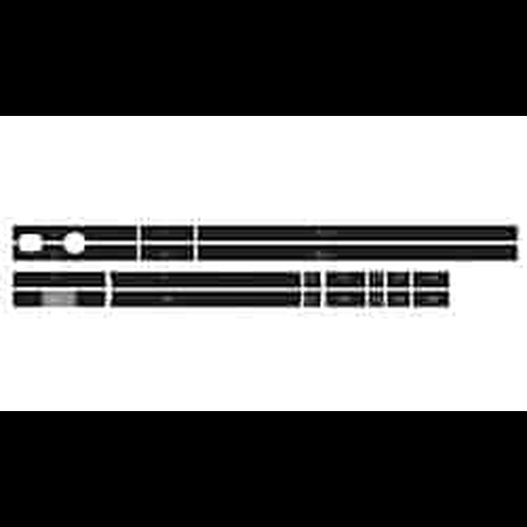 Top Stripes Kit 2004-2008 F150 Super Crew Cab