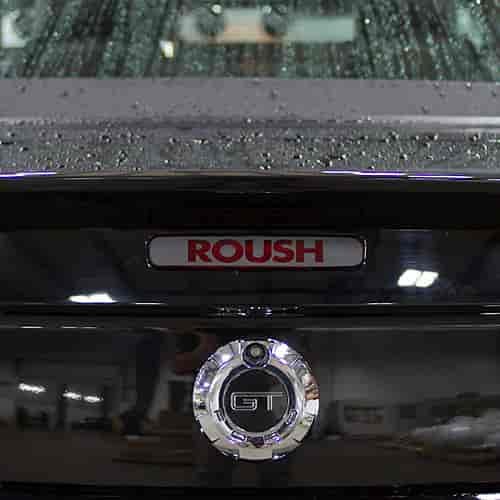 Rear Center High Mount Stop Lamp Blackout Decal 2005-09 Mustang