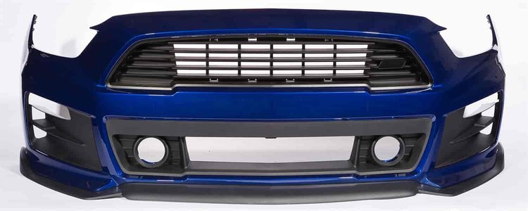 2015+ Mustang Complete ROUSH Front Fascia Kit - Deep Impact Blue J4