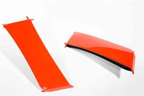 2015-Up Mustang ROUSH Quarter Panel Side Scoops - Competition Orange CY