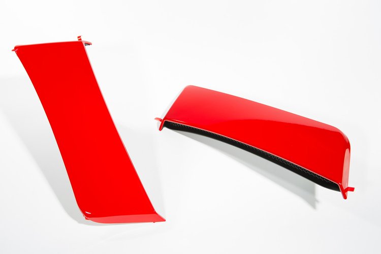 2015-Up Mustang ROUSH Quarter Panel Side Scoops - Race Red PQ