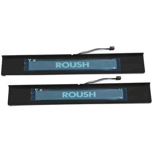 Illuminated Sill Plates 2015 Mustang with OEM my-color system