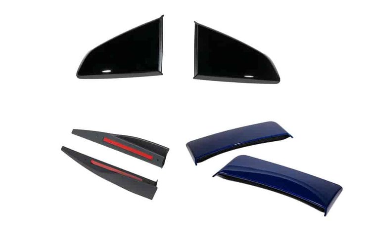 Mustang Race Red 3-Piece Body Kit