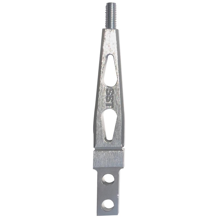 6" Straight Shifter Stick Billet Aluminum Brushed Aluminum Finish