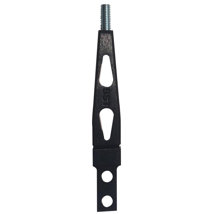 6" Straight Shifter Stick Billet Aluminum Black Anodized  Finish