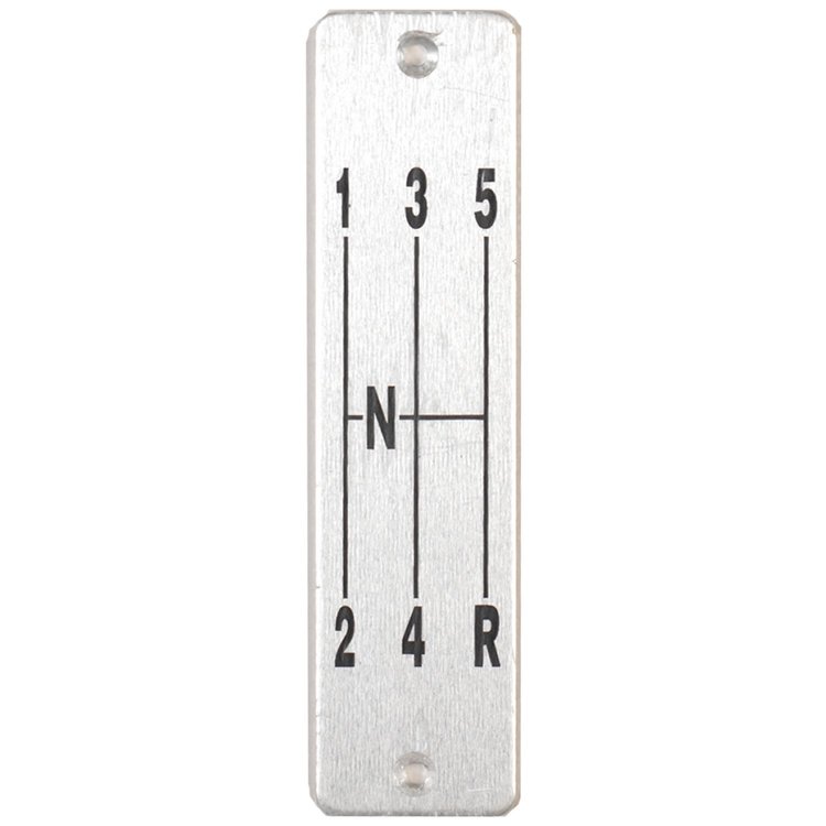 5 speed shift pattern plate for C1 Corvette