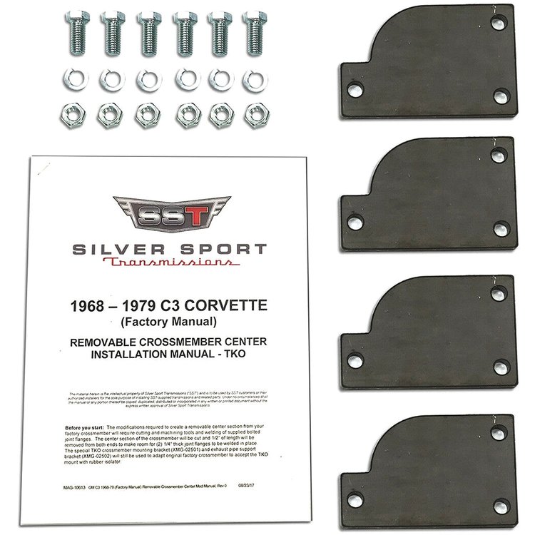 Removable Crossmember Kit 1963-79 Corvette TKO/TKX