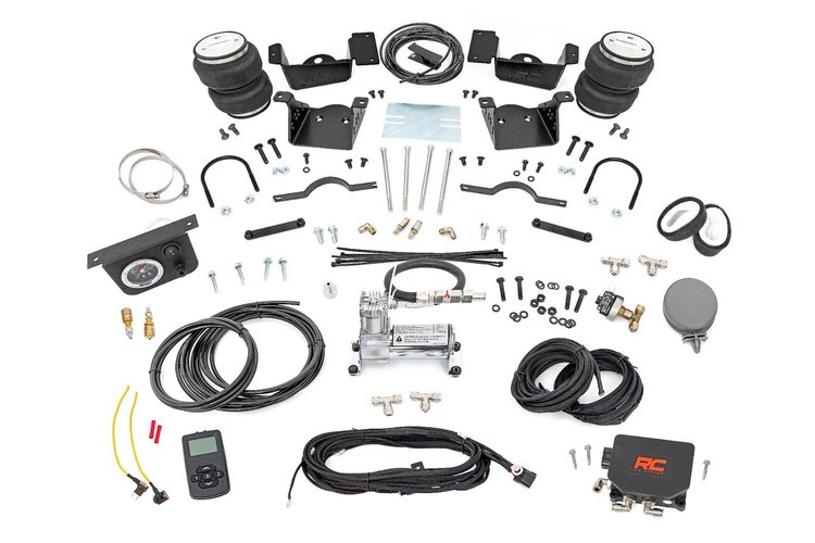10034WC Air Spring Kit w/compressor, Wireless Controller, Chevy/GMC 2500HD/3500HD