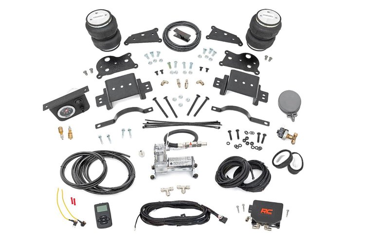 10037WC Air Spring Kit w/compressor, Wireless Controller, Ram 2500 2WD