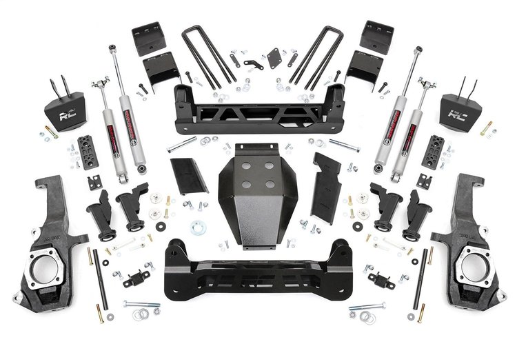 10430 7.5in GM Torsion Bar Drop Suspension Lift Kit (11-19 2500HD/3500HD)