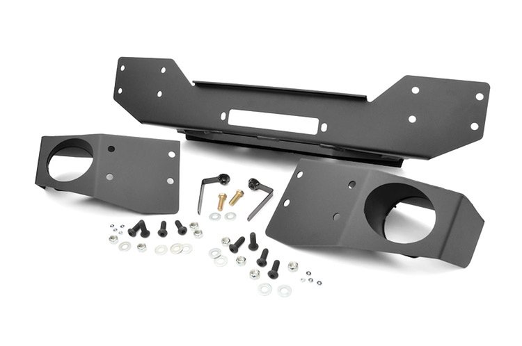 1062 Front Hybrid Stubby Bumper with Integrated Fog Light Mounts