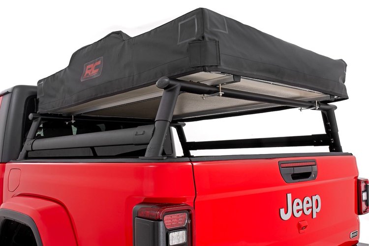 10644 Bed Rack, Half Rack, Aluminum, Jeep Gladiator JT 4WD