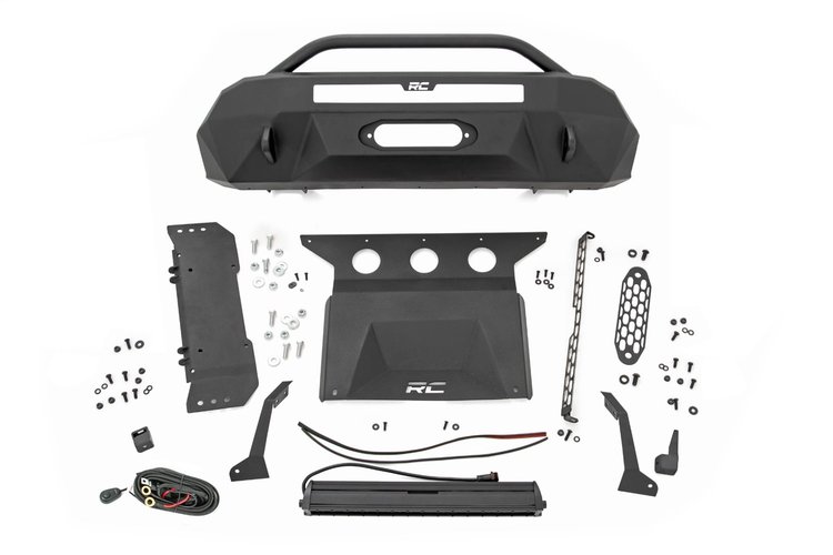 10718 Front Bumper, Hybrid, 20" Blk LED, Fits Select Toyota Tacoma 2WD/4WD