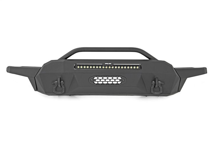 10725 Front Bumper, High Clearance, Hybrid, 20" Blk DRL LED, Fits Select Toyota Tacoma