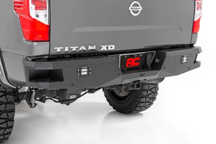 10781 Nissan Heavy-Duty Rear LED Bumper (16-20 Titan XD)