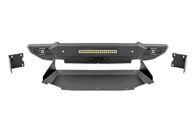 10808A LED Front Bumper; w/Skid Plate;