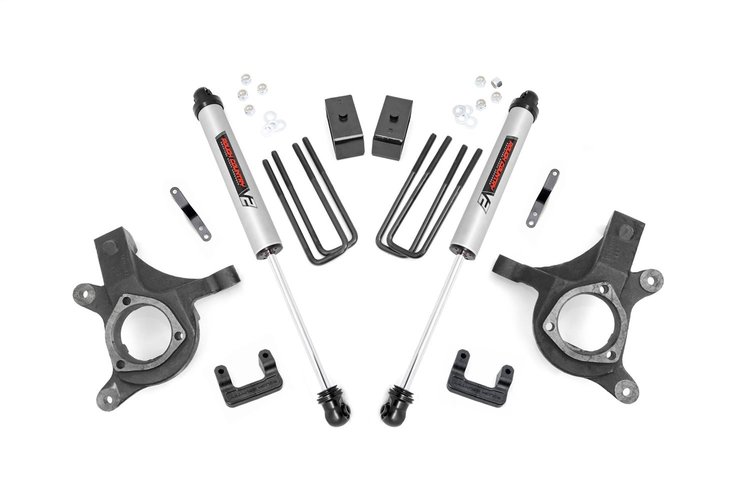 10870 5in GM Suspension Lift Kit w/V2 Shocks (07-13 1500 PU 2WD)