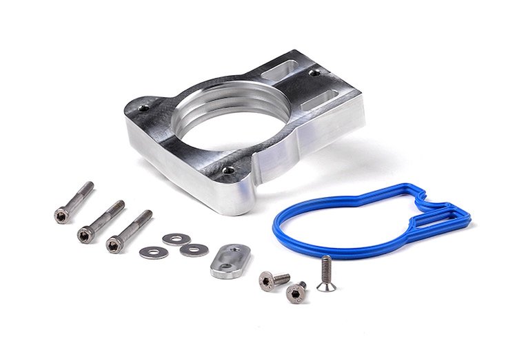 1196 Throttle Body Spacer; Incl. Gaskets; Cable Brackets; Hardware;