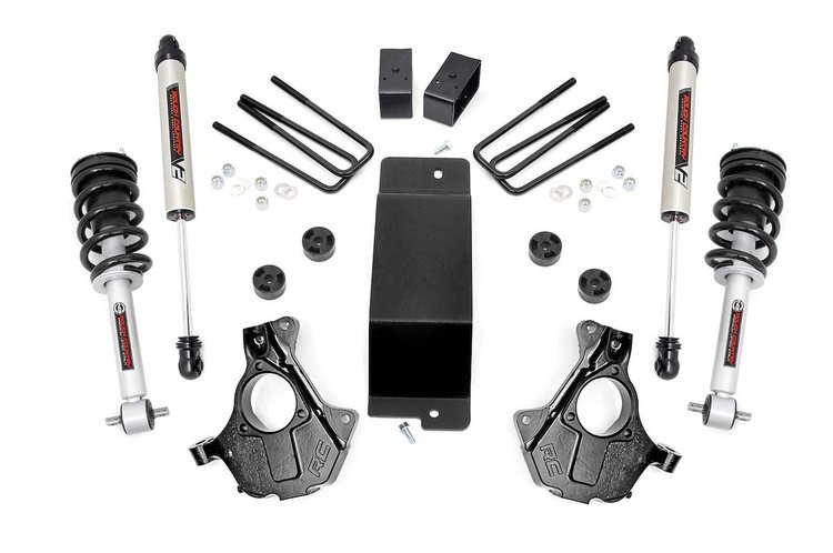 11971 3.5in GM Suspension Lift, Knuckle Kit w/ Struts (07-13 1500 PU 4WD, Cast Steel)