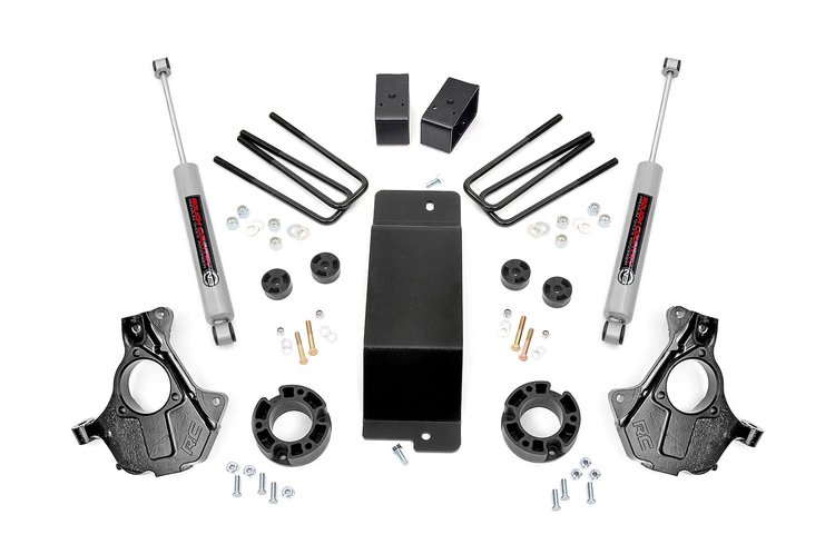 12430 3.5in GM Suspension Lift, Knuckle Kit (14-18 1500 PU 4WD, Cast Steel)