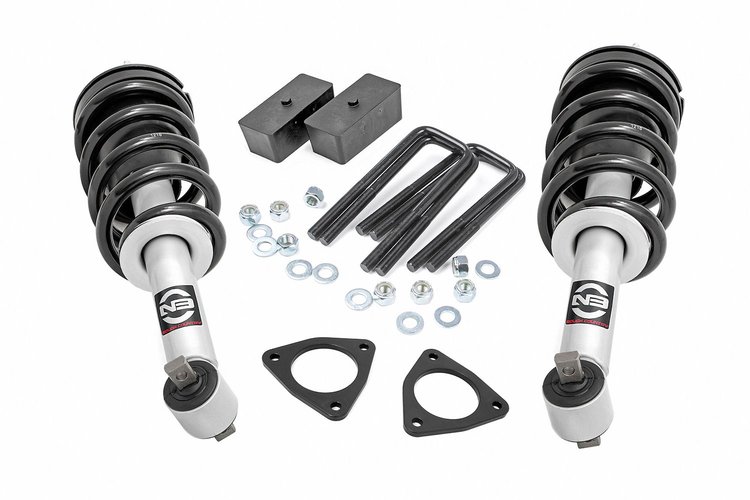 1319 2.5in GM Lvlng Lft Kt w/N3 Loaded Strts (07-16 1500 PU, Cst Stl and Cast Alum)