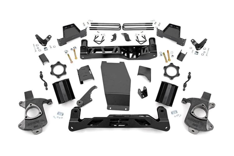 18102 7in GMC Suspension Lift Kit (14-16 1500 Denali PU 4WD w/MagneRide, Aluminum)