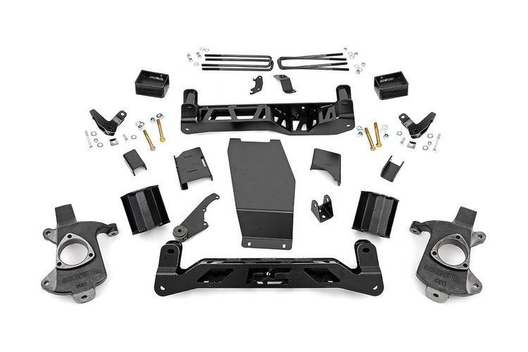 18300 5in GMC Suspension Lift Kit (14-18 1500 Denali PU 4WD w/MagneRide, Cast Steel)