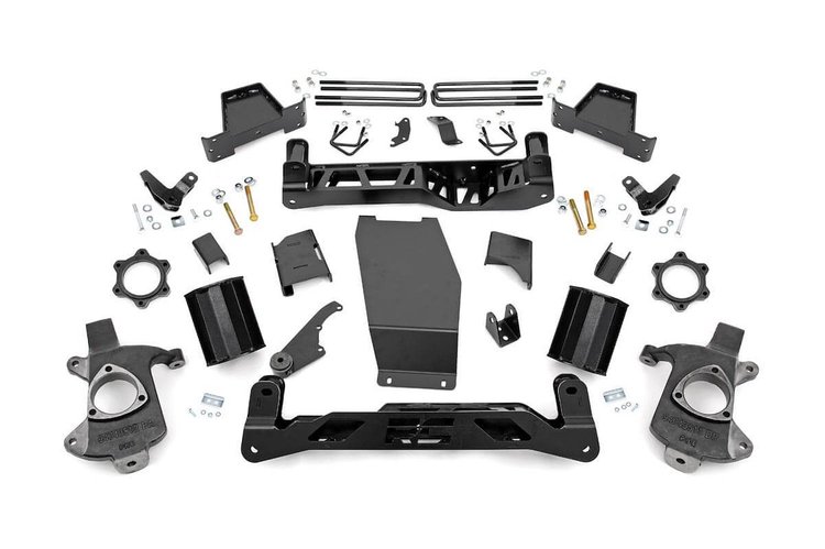 18802 7in GMC Suspension Lift Kit (14-16 1500 Denali PU 4WD w/MagneRide, Steel)