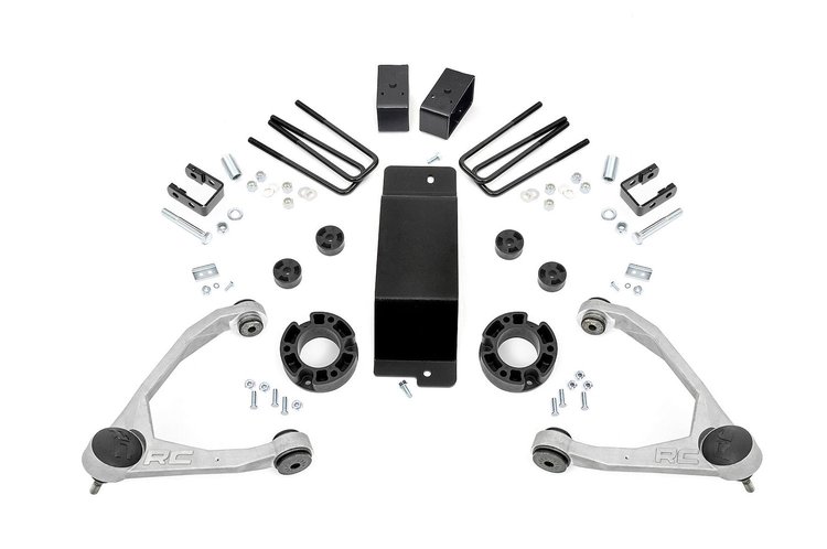 18901 3.5in GMC Suspension Lift Kit (14-16 1500 Denali PU 4WD w/MagneRide, Steel)