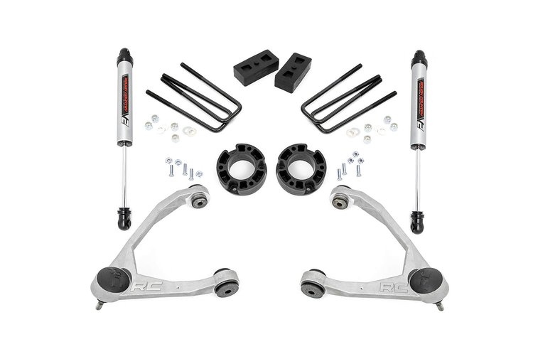 19870 3.5in GM Suspension Lift Kit w/ V2 Shocks (07-16 1500 PU 2WD)