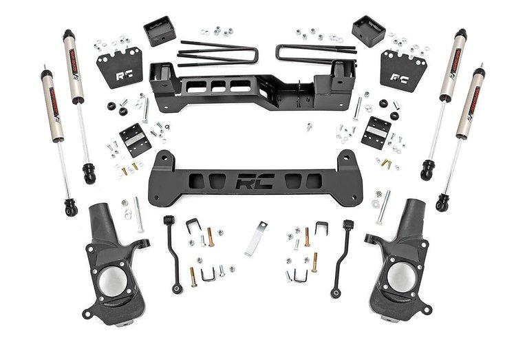 22070 6in GM Suspension Lift Kit w/ V2 Shocks (01-10 2500HD / 3500HD)