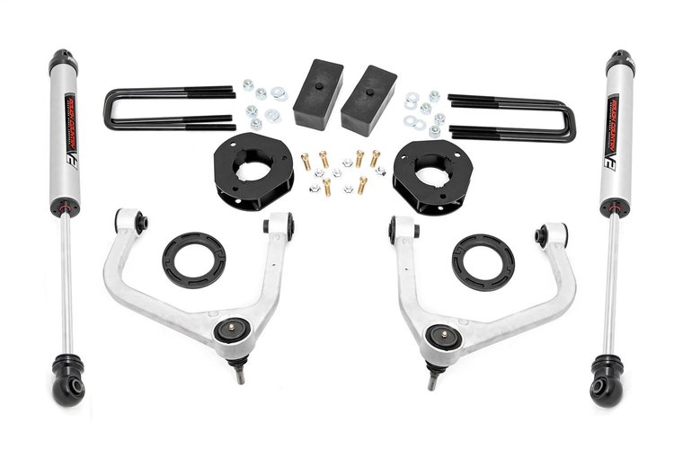 22670 3.5in Susp Lift Kit w/Forged Upper Cntrl Arms & V2 Shocks (2019 GMC 1500 PU 4WD)