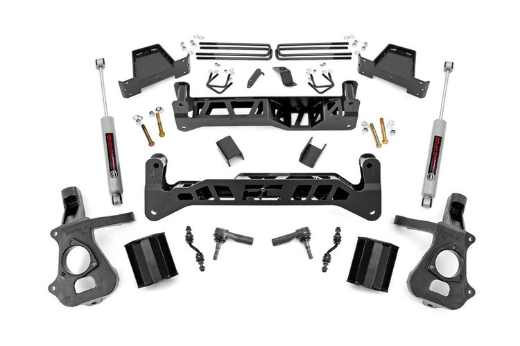 23732 7.5in GM Suspension Lift Kit w/N3 (14-17 1500 PU 2WD, Cast Steel)